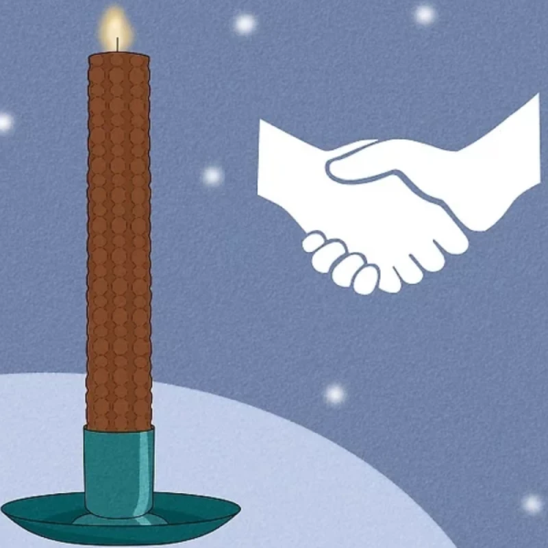 Коричнева свічка