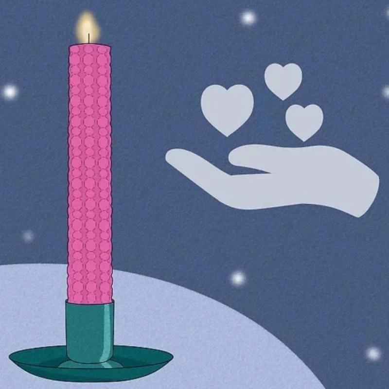 Рожева свічка