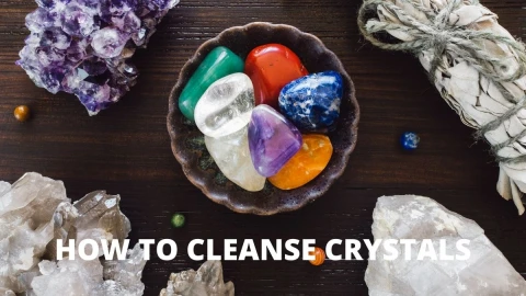 How to cleanse your crystals from negative energy?