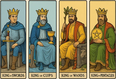 Королі в Таро: ключові відмінності