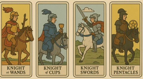 Лицарі в Таро: ключові відмінності